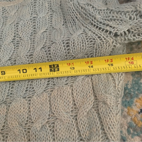 Anthropologie Sparrow | Wool Alpaca Mohair Open knit Sweater - Picture 6 of 7